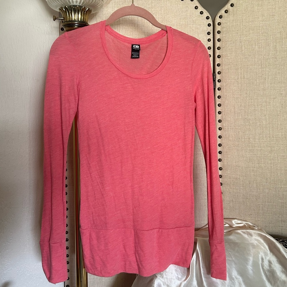 Y2K Pink Long Sleeve Top